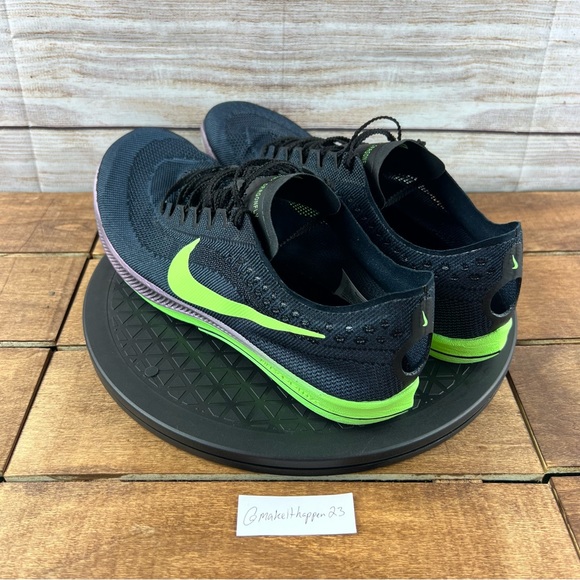 Nike ZoomX DragonFly Black Lime Blast Spiked Track Shoes - Picture 4 of 9